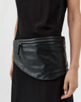 Soft Belt Bag in Black by St. Agni