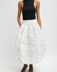 RECYCLED ITALIAN SPORTY NYLON SKIRT