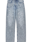 5 Pocket Jean with White Dots in Light Wash Denim by MM6 Maison Margiela-Bottoms-MM6-Idlewild