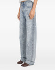 5 Pocket Jean with White Dots in Light Wash Denim by MM6 Maison Margiela-Bottoms-MM6-Idlewild