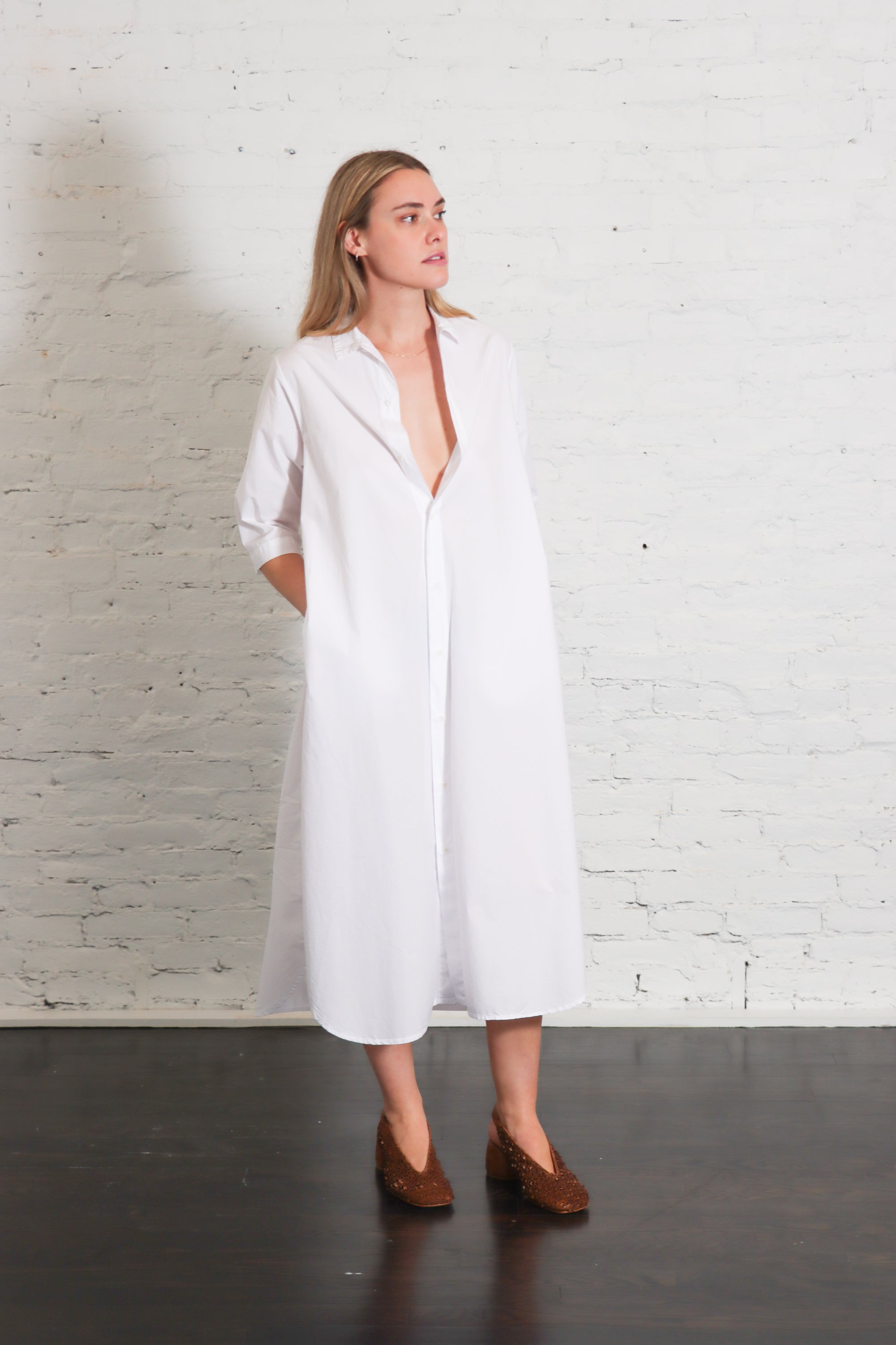 Acca Clara Dress in White by Labo.Art