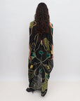 Agave Love Letter Caftan in Black by Rodebjer - Idlewild