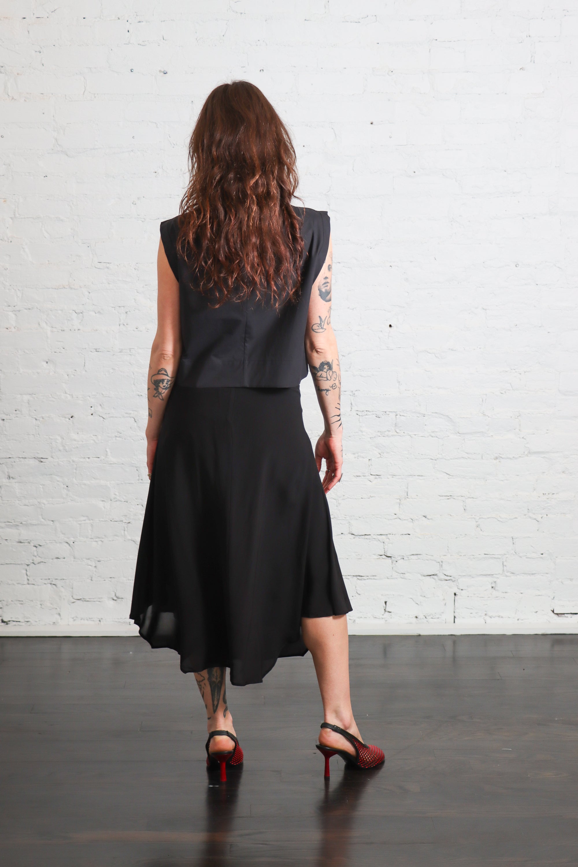 Amalia Skirt in Black by Rodebjer