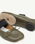 Anatomic Numeric Ballerinas in Green by MM6 Maison Margiela-MM6-Idlewild-Cincinnati