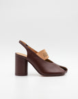 Anatomic Numeric Slingback in Brown by MM6 Maison Margiela-MM6-Idlewild-Cincinnati
