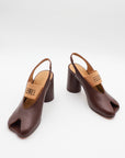 Anatomic Numeric Slingback in Brown by MM6 Maison Margiela-MM6-Idlewild-Cincinnati