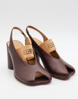 Anatomic Numeric Slingback in Brown by MM6 Maison Margiela-MM6-Idlewild-Cincinnati