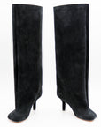 Anatomic Slip-on Suede Boots in Black by MM6 Maison Margiela-MM6-Idlewild-Cincinnati