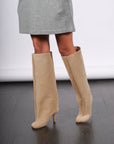 Anatomic Slip-on Suede Boots in Incense by MM6 Maison Margiela-MM6-Idlewild-Cincinnati