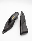 Angel Wedge in Perforated Black by Lucasheva-Lucasheva-Idlewild-Cincinnati