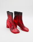 Ankle Boot in Red Paint by MM6 Maison Margiela-MM6-Idlewild-Cincinnati