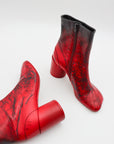 Ankle Boot in Red Paint by MM6 Maison Margiela-MM6-Idlewild-Cincinnati