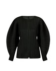April Monthly Colors Zip-up Cardigan in Black by Pleats Please Issey Miyake-Pleats Please Issey Miyake-Idlewild-Cincinnati