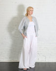 April Monthly Colors Zip-up Cardigan in Cool Gray by Pleats Please Issey Miyake-Pleats Please Issey Miyake-Idlewild-Cincinnati