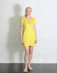April Monthly Colors Zip-up Sleeveless Top in Yellow by Pleats Please Issey Miyake-Pleats Please Issey Miyake-Idlewild-Cincinnati