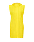 April Monthly Colors Zip-up Sleeveless Top in Yellow by Pleats Please Issey Miyake-Pleats Please Issey Miyake-Idlewild-Cincinnati