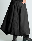 Architectural Nylon Skirt in Black by Planet-Planet-Idlewild