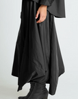 Architectural Nylon Skirt in Black by Planet-Planet-Idlewild