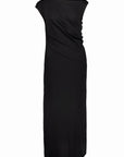 Asymmetric Dress in Black by Kowtow-Kowtow-Idlewild-Cincinnati