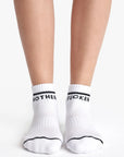Baby Steps MF Ankle Socks in White by Mother Denim-Mother-Idlewild-Cincinnati