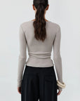 Baby Wool Long Sleeve Top in Soft Ash by St. Agni-St. Agni-Idlewild-Cincinnati