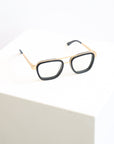 Bandit Readers in Matte Gold & Black by Caddis-Caddis Eyewear-Idlewild-Cincinnati