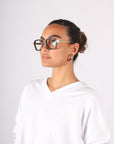Bandit Readers in Matte Gold & Black by Caddis-Caddis Eyewear-Idlewild-Cincinnati