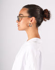 Bandit Readers in Matte Gold & Black by Caddis-Caddis Eyewear-Idlewild-Cincinnati
