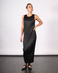 Basics Dress in Black by Pleats Please Issey Miyake