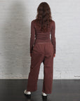 Bellevue Long Sleeve Tee in Chocolate by GIL RODRIGUEZ-GIL RODRIGUEZ-Idlewild-Cincinnati