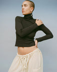 Bellevue Long Sleeve Turtleneck in Black by GIL RODRIGUEZ-GIL RODRIGUEZ-Idlewild-Cincinnati