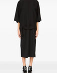 Belted Dropwaist Dress in Black by MM6 Maison Margiela-Dresses-MM6-Idlewild