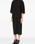 Belted Dropwaist Dress in Black by MM6 Maison Margiela-Dresses-MM6-Idlewild