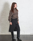 Draped Sweatshirt in Mud by 6397-6397-Idlewild-Cincinnati