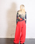 Bio Twill Triple Pleat Pant in Red by Tibi-Tibi-Idlewild-Cincinnati