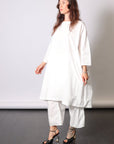 Boatneck Dress TS in Milk by Album Di Famiglia-Album Di Famiglia-Idlewild-Cincinnati