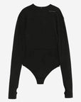 Bodysuit in Black by MM6 Maison Margiela-Bodysuits-MM6-Idlewild
