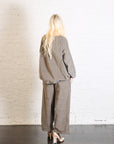 Bragoni Velvet Trouser in Taupe by Album Di Famiglia-Album Di Famiglia-Idlewild-Cincinnati