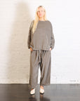 Bragoni Velvet Trouser in Taupe by Album Di Famiglia-Album Di Famiglia-Idlewild-Cincinnati