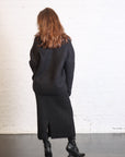 Brushed V-Neck in Black by Lauren Manoogian-Lauren Manoogian-Idlewild-Cincinnati
