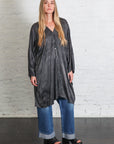 Cardigan Tunic in Emerald Grey by Sanctamuerte-SANCTAMUERTE-Idlewild-Cincinnati