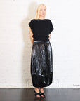 Cashmere Asymm Top Top in Black Vapor by St. Agni-St. Agni-Idlewild-Cincinnati