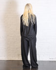 Cashmere Suiting Classic Men's Shirt in Black by Tibi-Tibi-Idlewild-Cincinnati