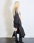 Cedric Suiting Detached Zipper Skirt in Grey Multi by Tibi-Tibi-Idlewild-Cincinnati