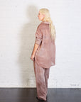 Chaska Blouse in Terracotta by Nanushka-NANUSHKA-Idlewild-Cincinnati