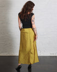Chassis Hoop Pencil Skirt in Dijon by Tibi-Tibi-Idlewild-Cincinnati