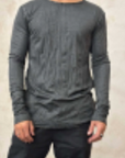 Classic Long Sleeve Tee in Ash Grey by Sanctamuerte-SANCTAMUERTE-Idlewild-Cincinnati