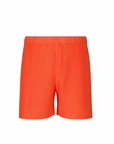 Colorful Pleats Shorts in Manarola Boat Orange by Homme Plissé Issey Miyake-Homme Plissé Issey Miyake-Idlewild-Cincinnati