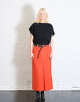 Colorful Pleats Skirt in Manarola Boat Orange by Homme Plissé Issey Miyake-Homme Plissé Issey Miyake-Idlewild-Cincinnati
