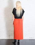 Colorful Pleats Skirt in Manarola Boat Orange by Homme Plissé Issey Miyake-Homme Plissé Issey Miyake-Idlewild-Cincinnati